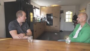 De bewoner heeft een thuisbatterij